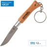 Нож-брелок OPINEL №4, нержавеющая сталь, бук 000081