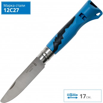Нож OPINEL №7 OUTDOOR JUNIOR, синий 001898